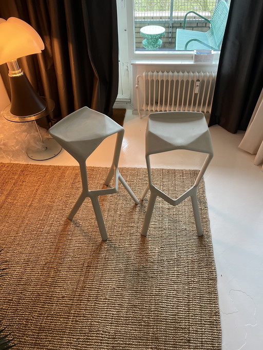 2* Miupa Barhocker für Regal Design Konstantin Grcic