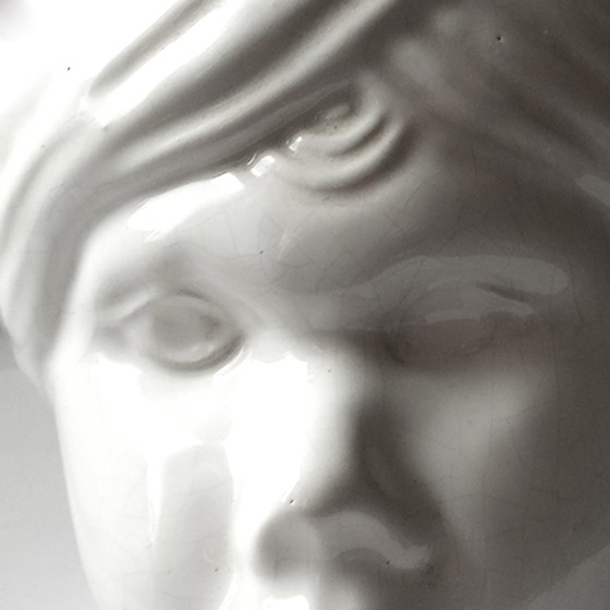 Image 1 of Italienische Vase / Jardiniere "Testa di Moro" im Stil von Fornasetti, 1960er Jahre