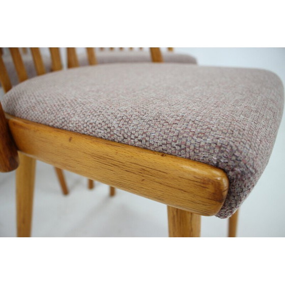 Image 1 of Satz von 4 Esszimmerstühlen aus Eichenholz von Antonin Suman, Tschechoslowakei 1970er Jahre