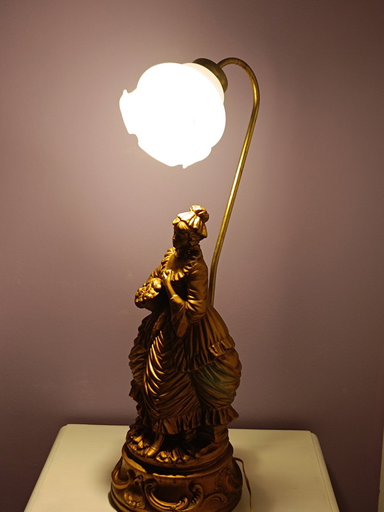 Image 1 of Stehlampe Statue Und Tulpe