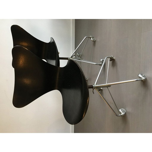 Paar Arbeitsstühle Fritz Hansen 3117 1960er Jahre