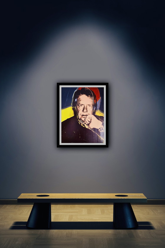 Image 1 of Andy Warhol: "Jimmy Carter, 1976".  ©2007 Andy Warhol Foundation For The Visual Arts, New York.