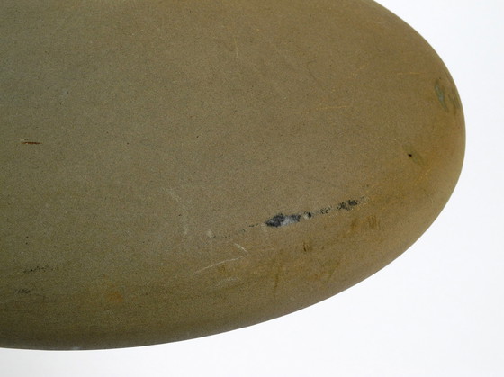 Image 1 of Riesige 1970er Messing-Tischlampe mit verstellbarem Hals und Schirm von Hillebrand