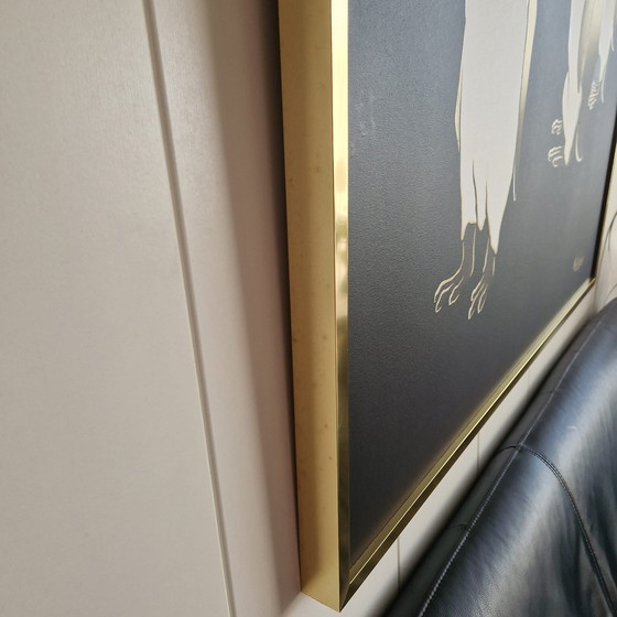 Image 1 of Leo Hortensius- "Pinquin Art" Gemälde