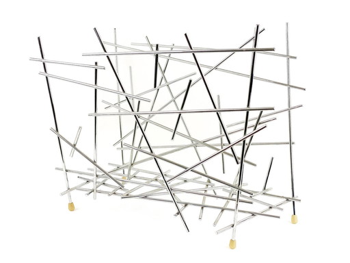 1X Fratelli Campana für Alessi Aufblasbarer Zeitschriftenkorb / Lesekorb