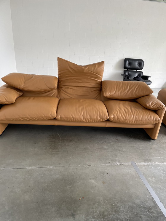 Image 1 of Cassina Maralunga 2 und 3-sitziges Sofa