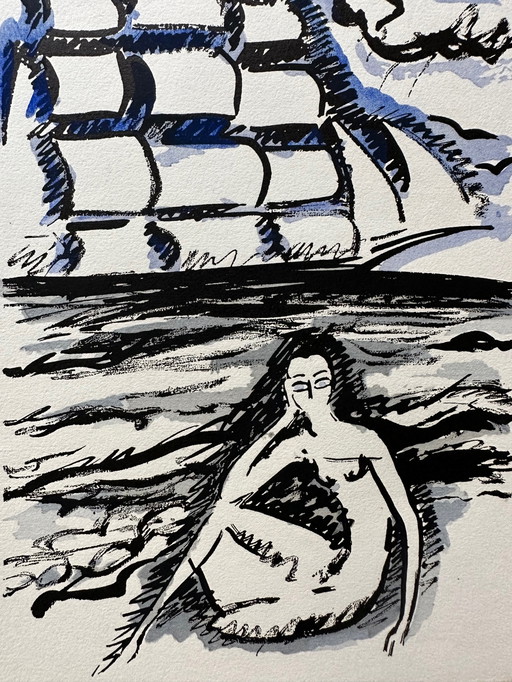 Kees van Dongen La Garconne 1925 Pochoir