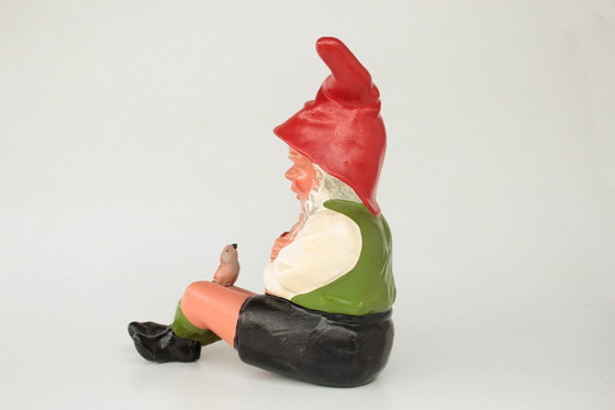 Image 1 of Heissner Gnom / Gartenzwerg Mid-Century "Zwei Freunde"