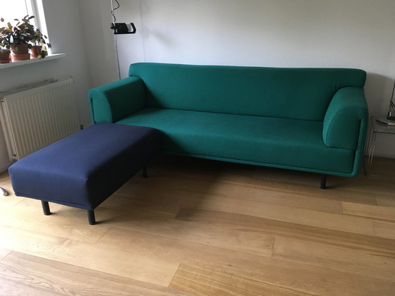 Image 1 of Eyye Dura 3-Sitzer Sofa + Hocker mit Ploeg Wolle