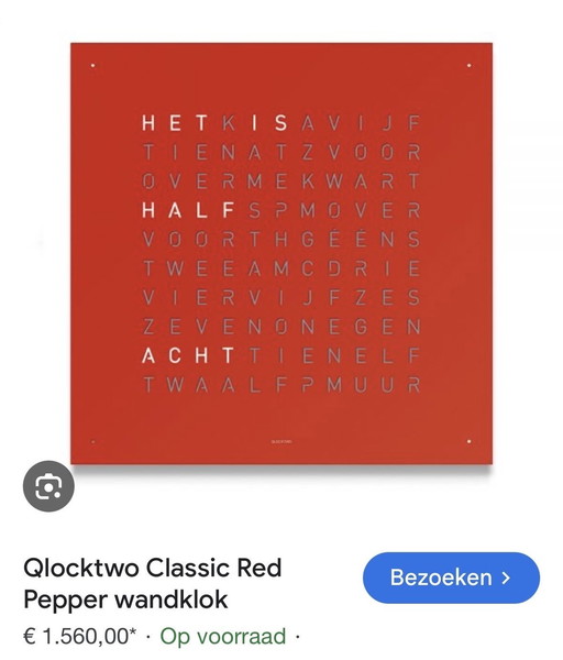 Frontplatte Qlocktwo