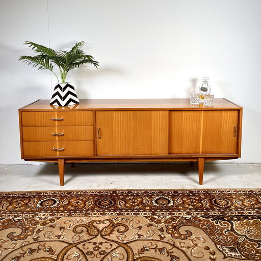 Sideboard Mahagoni Hochglanz Skandinavischer Stil