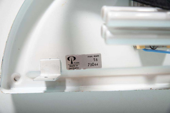 Image 1 of Weltraumzeitalter Peil & Putzler Glaswandleuchte, minimalistisches Gebäck