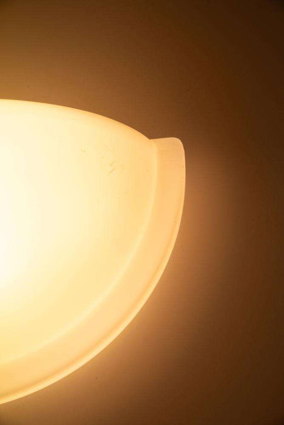 Image 1 of Weltraumzeitalter Peil & Putzler Glaswandleuchte, minimalistisches Gebäck