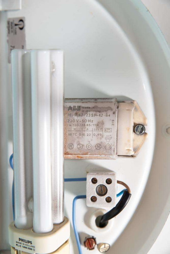 Image 1 of Weltraumzeitalter Peil & Putzler Glaswandleuchte, minimalistisches Gebäck