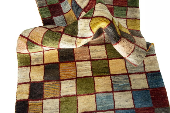 Image 1 of Handgeknüpfter Gabbeh Nomaden-Teppich – 195 X 91 Cm