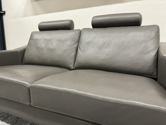 Image 1 of Leolux Antonia Sofa 2-Sitzer Leder Grau