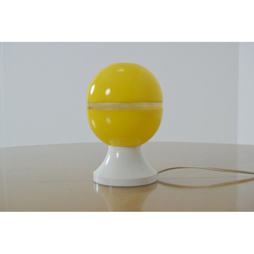 Mid Century Plastik Tischlampe, Deutschland 1970er