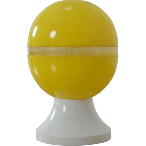 Mid Century Plastik Tischlampe, Deutschland 1970er