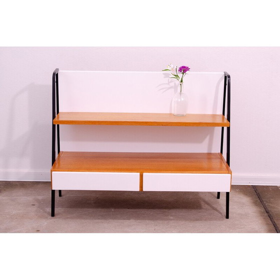 Image 1 of Vintage-Bücherregal aus Buchenholz für Tatra Nabytok, Tschechoslowakei 1960