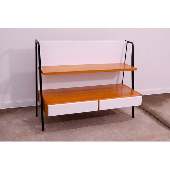 Image 1 of Vintage-Bücherregal aus Buchenholz für Tatra Nabytok, Tschechoslowakei 1960