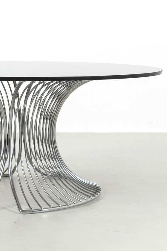 Image 1 of Vintage Couchtisch mit Drahtgestell