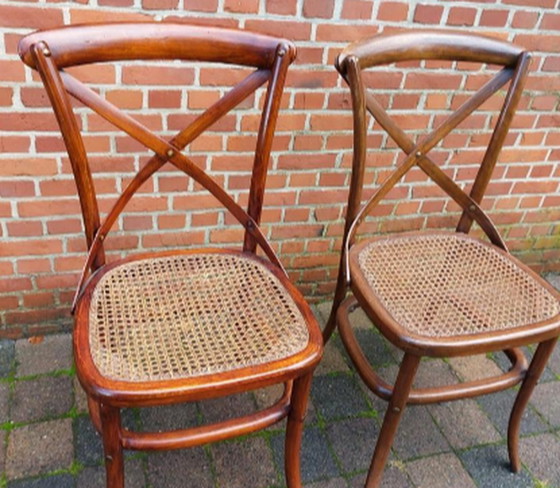 Image 1 of 2x Thonet-Stühle Nr. 91