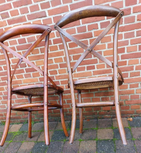 Image 1 of 2x Thonet-Stühle Nr. 91