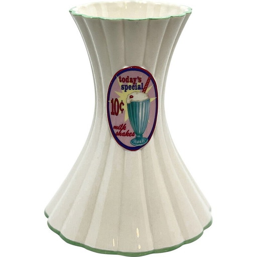 Vintage Porzellanvase Villeroy und Boch, Deutschland 1980