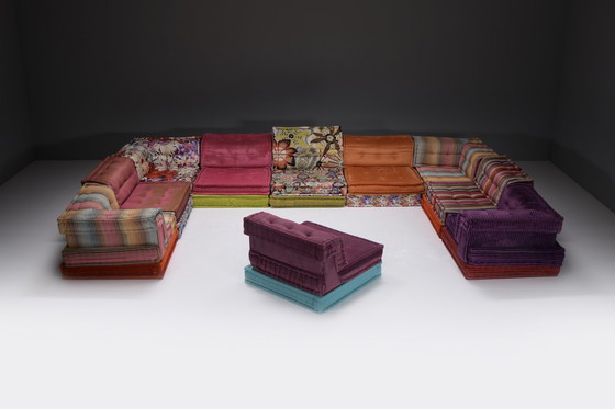 Image 1 of Wunderschöner XXL-Mah-Jongg-Stoff "Missoni Home" von Hans Hopfer für Roche Bobois