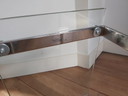 Gerba Beistelltisch Glas und Chrom