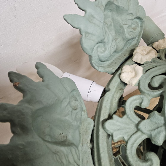 Image 1 of Einzigartige viktorianische Stehlampe aus Gusseisen Jugendstil Französische Stehlampe