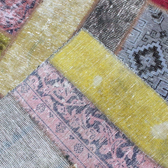 Image 1 of Perserteppich Patchwork Teppich 126X126