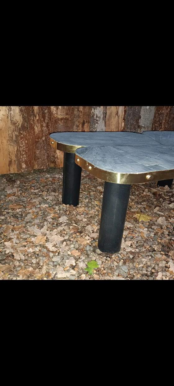 Image 1 of Coffee Table Von Marko Aus Schieferintarsien