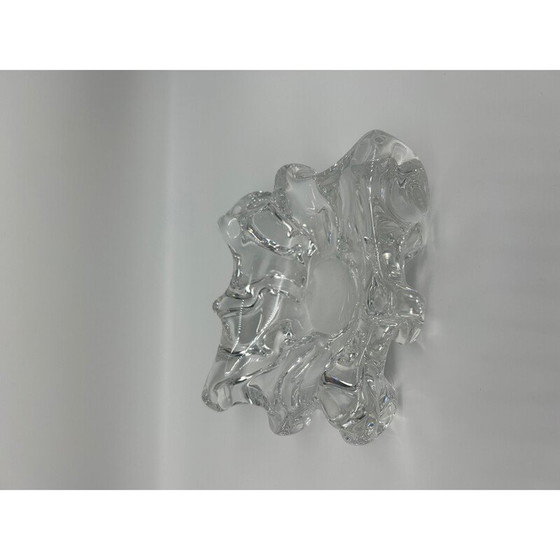 Image 1 of Vintage-Taschentablett aus Kristall für Schneider, 1970