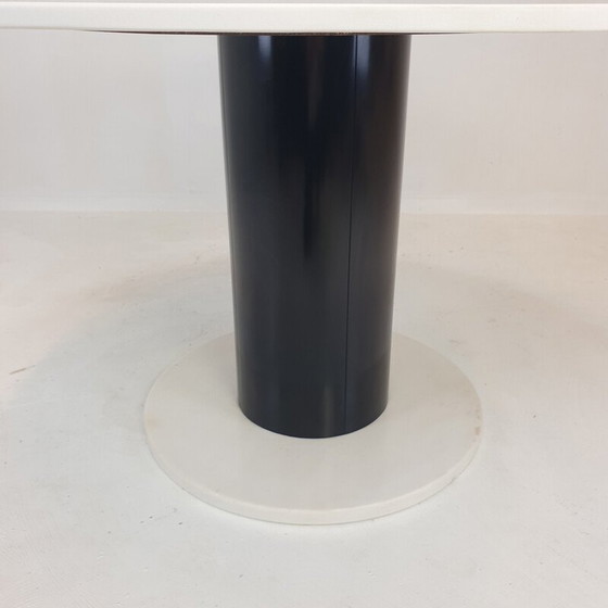 Image 1 of Runder Esstisch aus Marmor, Italien, 1980er Jahre