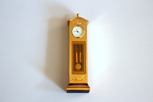 Miniatur Tischuhr - Standuhr - Mit Quartzuhrwerk - Vintage