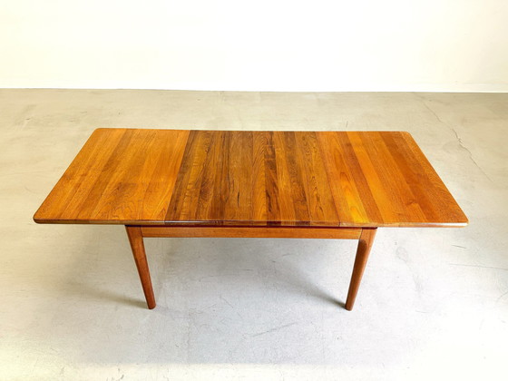 Image 1 of Ausziehbarer Mid Century Esstisch Glostrup Møbelfabrik Teak