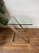 Gebra Beistelltisch aus Glas