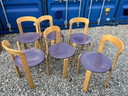 4x Bruno Rey, Chair, Kusch & Co, Bicolour