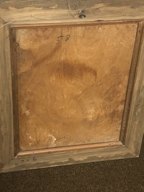 Image 1 of 2 Gemälde Constant De Busschere (Anhänger) "Pferdeporträts"