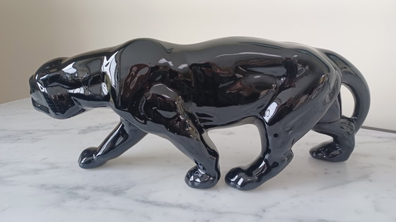 Image 1 of Art Deco Keramik Panther