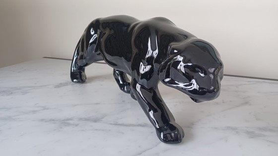 Image 1 of Art Deco Keramik Panther