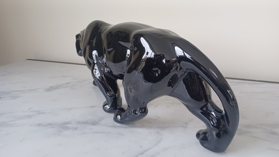 Image 1 of Art Deco Keramik Panther