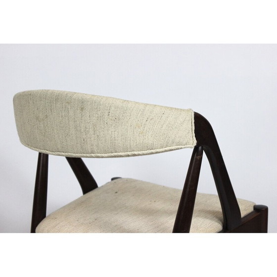 Image 1 of 6 Stühle aus Teakholz und Stoff Modell 31 von Kai Kristiansen für Schou Andersen, 1960