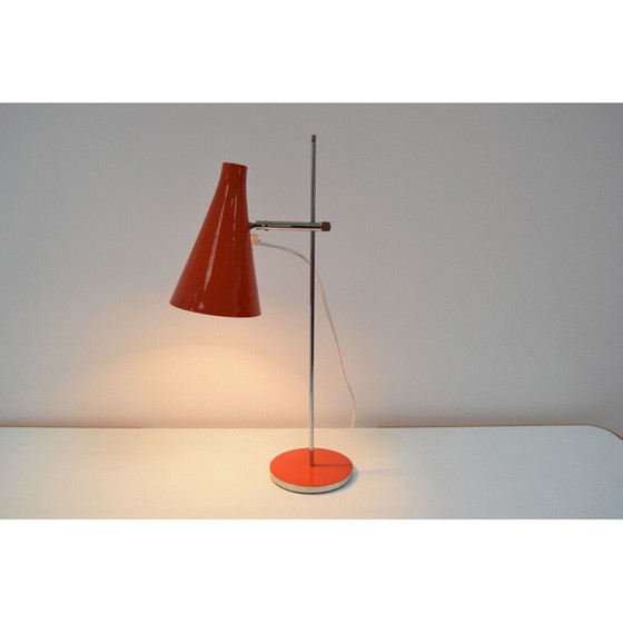 Image 1 of Verstellbare Tischlampe aus Chrom und lackiertem Metall von Lidokov, Tschechoslowakei 1970