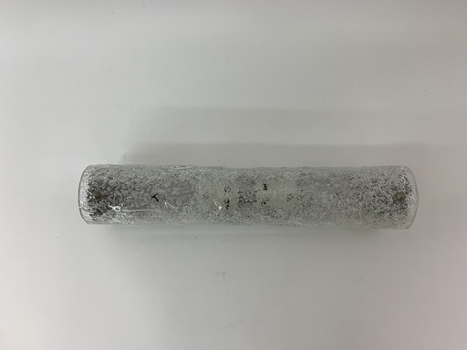 Hillebrand Eisglas-Röhren-Wandleuchte - 1970er, Deutschland
