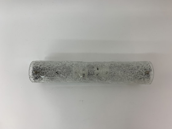 Image 1 of Hillebrand Eisglas-Röhren-Wandleuchte - 1970er, Deutschland
