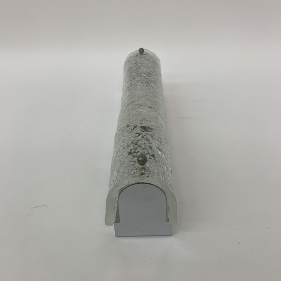 Image 1 of Hillebrand Eisglas-Röhren-Wandleuchte - 1970er, Deutschland