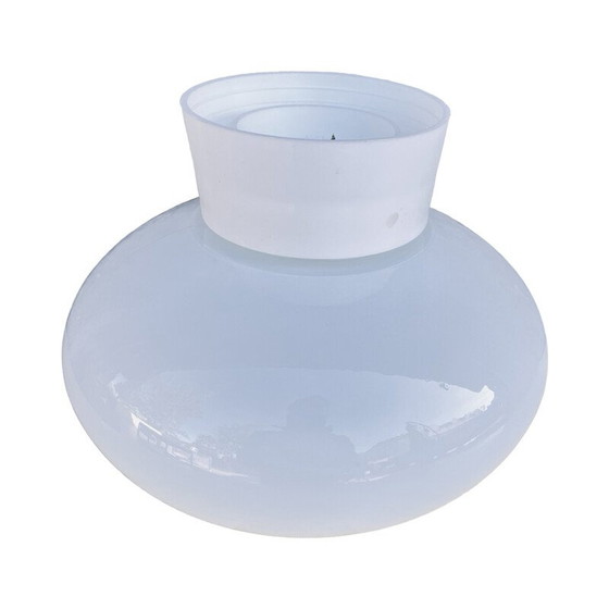 Image 1 of Vintage Space Age Wandleuchte aus Milchglas und Kunststoff für Elektrosvit Nové Zámky, Tschechoslowakei 1960