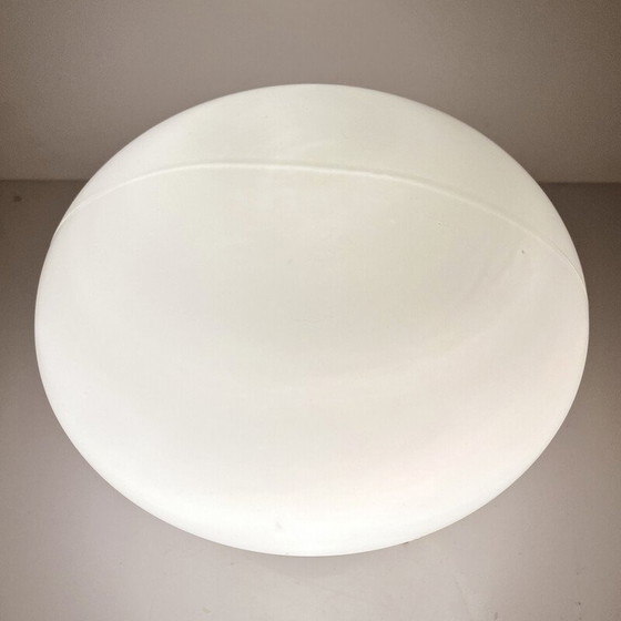 Image 1 of Vintage Space Age Wandleuchte aus Milchglas und Kunststoff für Elektrosvit Nové Zámky, Tschechoslowakei 1960